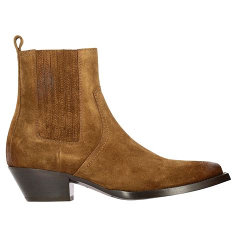 Saint Laurent Lukas 40 Suede Boot in Brown for Men .